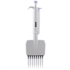 Mechanical adjustable automatic electronic multichannel pipette
